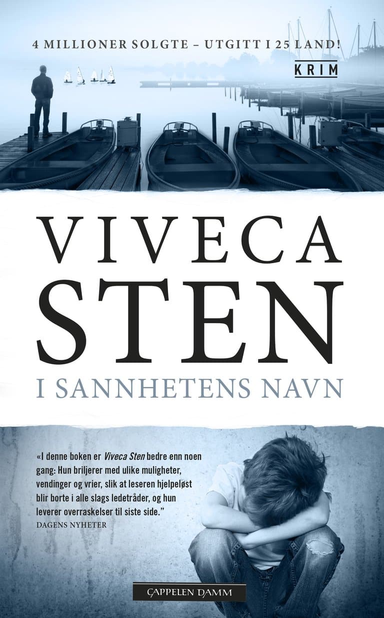 Omslag I sannhetens navn av Viveca Sten (Innbundet)