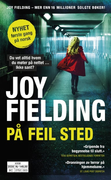 Omslag av "På feil sted"