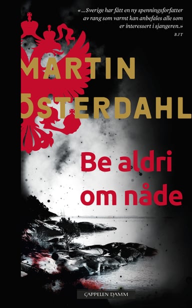 Omslag av "Be aldri om nåde"