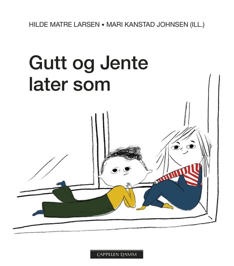 Omslag Gutt og Jente later som av Hilde Matre Larsen (Innbundet)