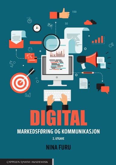 Omslag av "Digital markedsføring og kommunikasjon"
