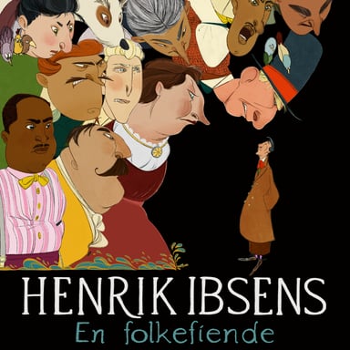 Omslag av "Henrik Ibsens En folkefiende"