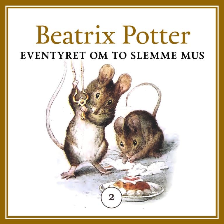 Omslag Eventyret om to slemme mus av Beatrix Potter (Lydbok)