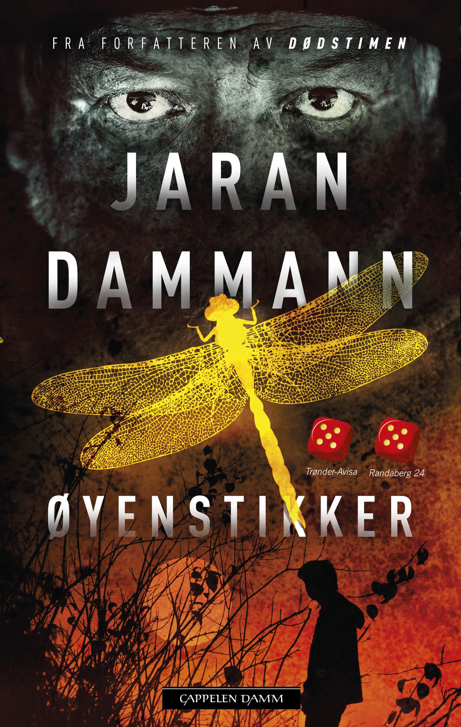 Omslag Øyenstikker av Jaran Dammann (Innbundet)