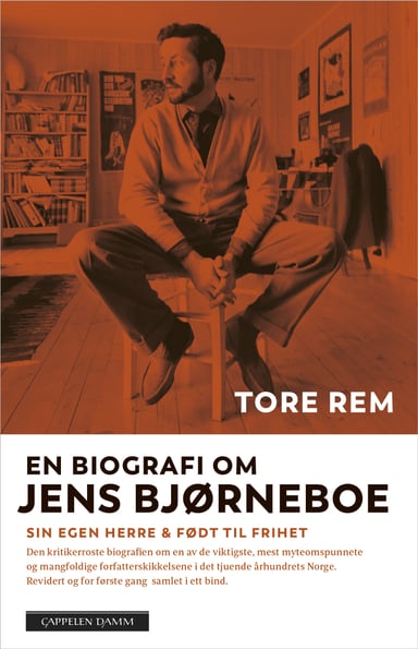 Omslag av "En biografi om Jens Bjørneboe"