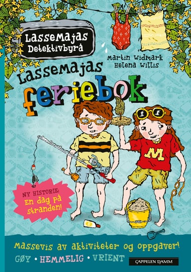 Omslag av "LasseMaja feriebok - En dag på stranden"