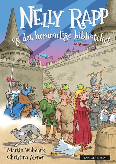 Omslag av "Nelly Rapp og det hemmelige biblioteket"