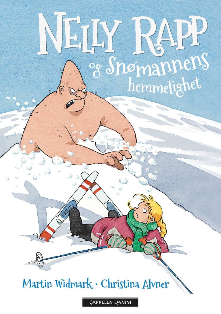 Omslag Nelly Rapp og snømannens hemmelighet av Martin Widmark (Innbundet)