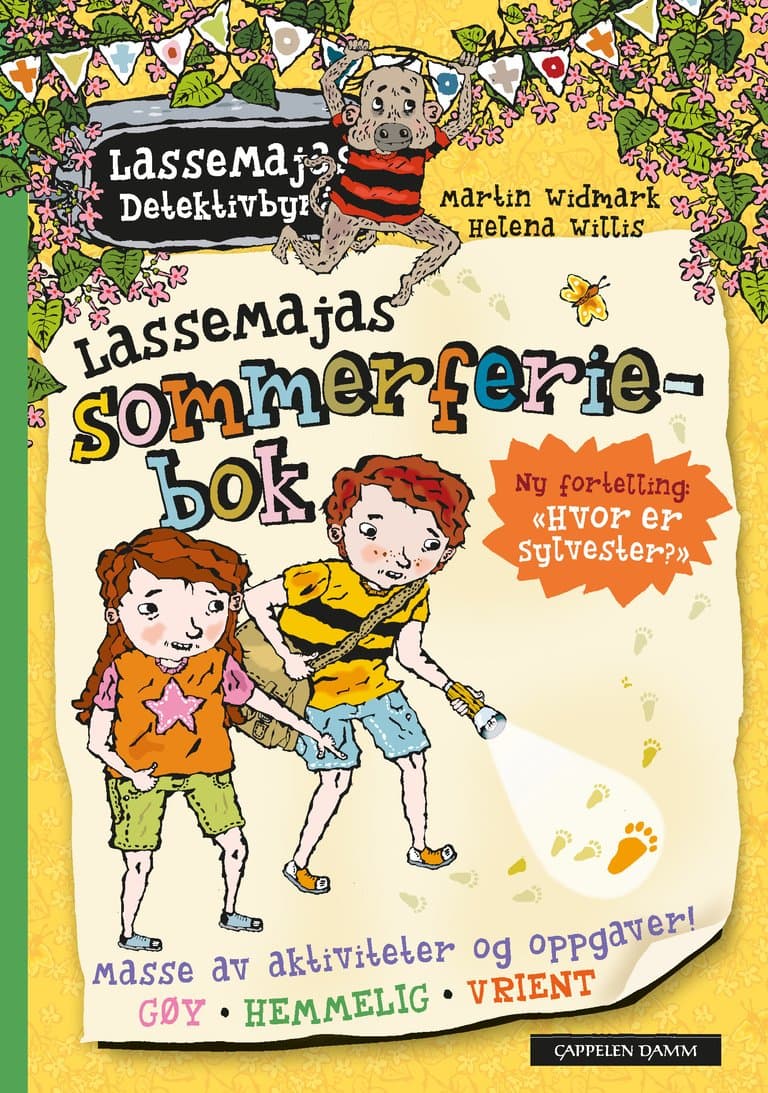 Omslag LasseMajas sommerferiebok av Martin Widmark (Heftet)
