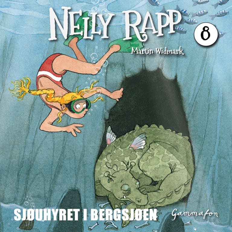 Omslag Nelly Rapp - Sjøuhyret i Bergsjøen av Martin Widmark (Lydbok)