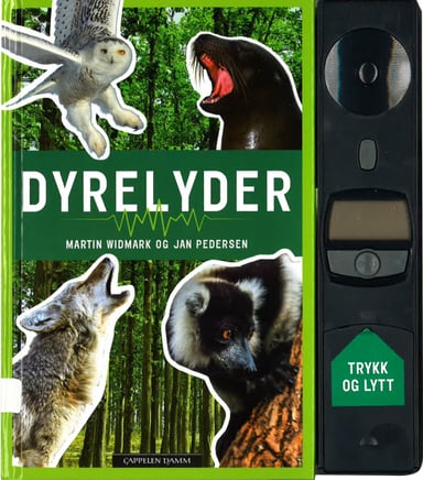 Omslag av "Dyrelyder - bok med lydpanel"