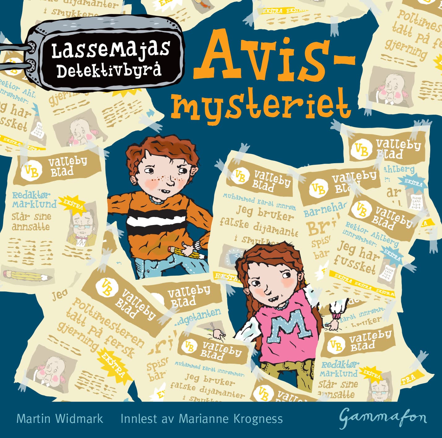Omslag Avismysteriet av Martin Widmark (CD)