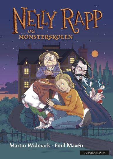 Omslag av "Nelly Rapp og Monsterskolen"