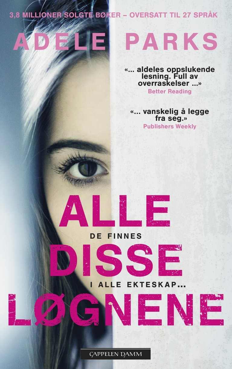 Omslag Alle disse løgnene av Adele Parks (Heftet)