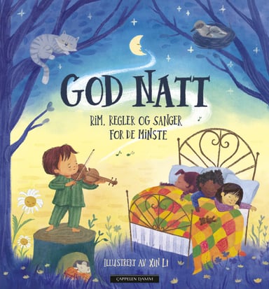 Omslag av "God natt - Rim, regler og sanger for de minste"