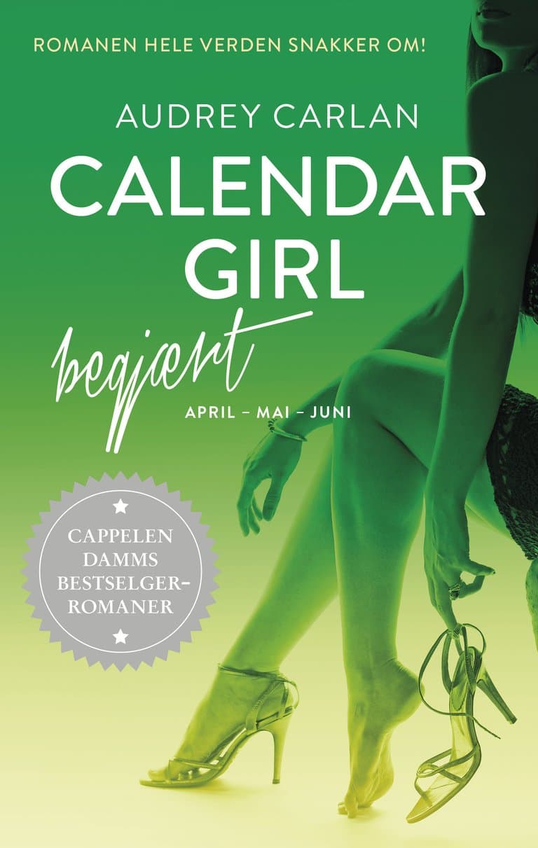 Omslag Calendar Girl Begjært av Audrey Carlan (Heftet)