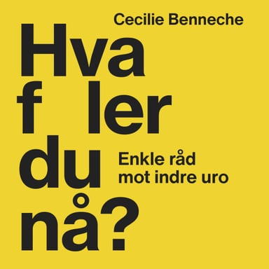 Omslag av "Hva føler du nå? - Enkle råd mot indre uro"