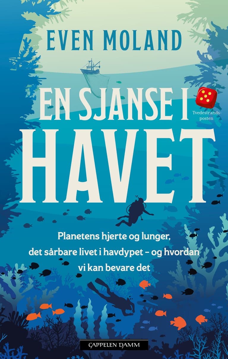 Omslag En sjanse i havet av Even Moland (Innbundet)