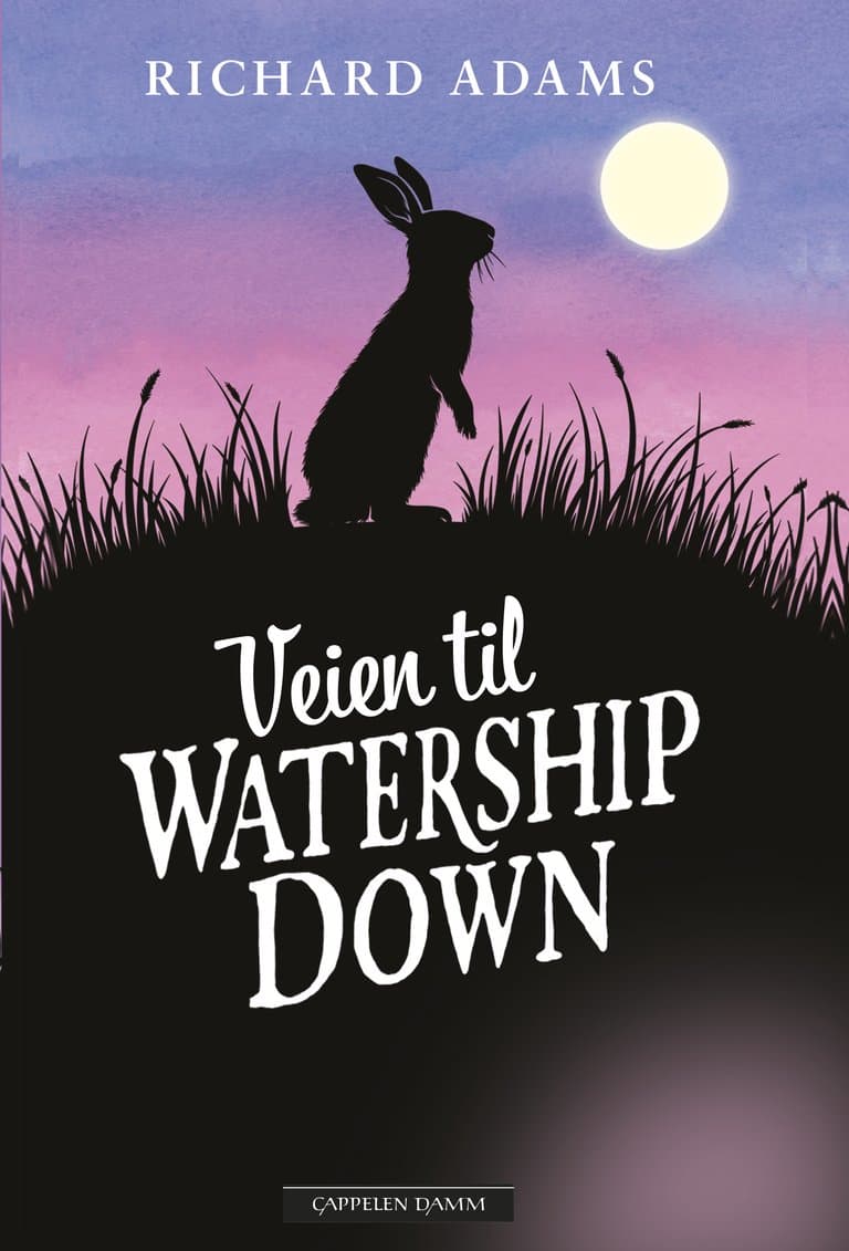 Omslag Veien til Watership Down av Richard Adams (Innbundet)