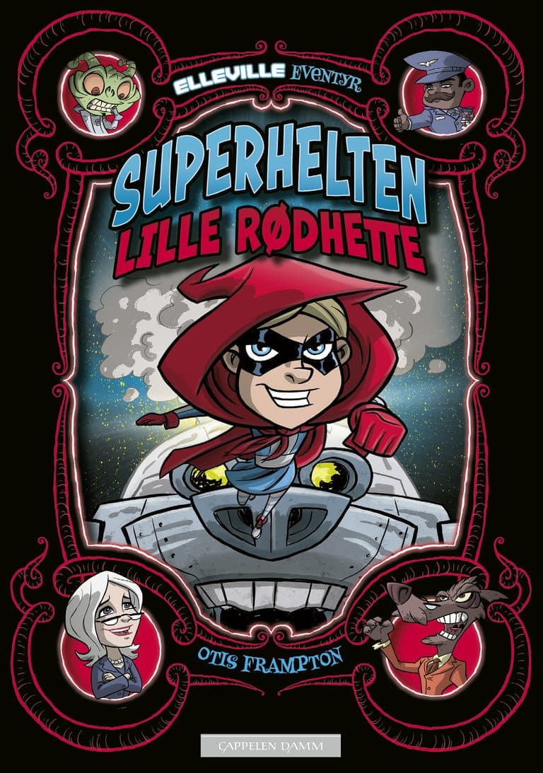 Omslag Elleville eventyr: Superhelten Lille Rødhette av Otis Frampton (Ebok)