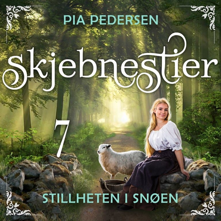 Omslag Stillheten i snøen av Pia Pedersen (Lydbok)