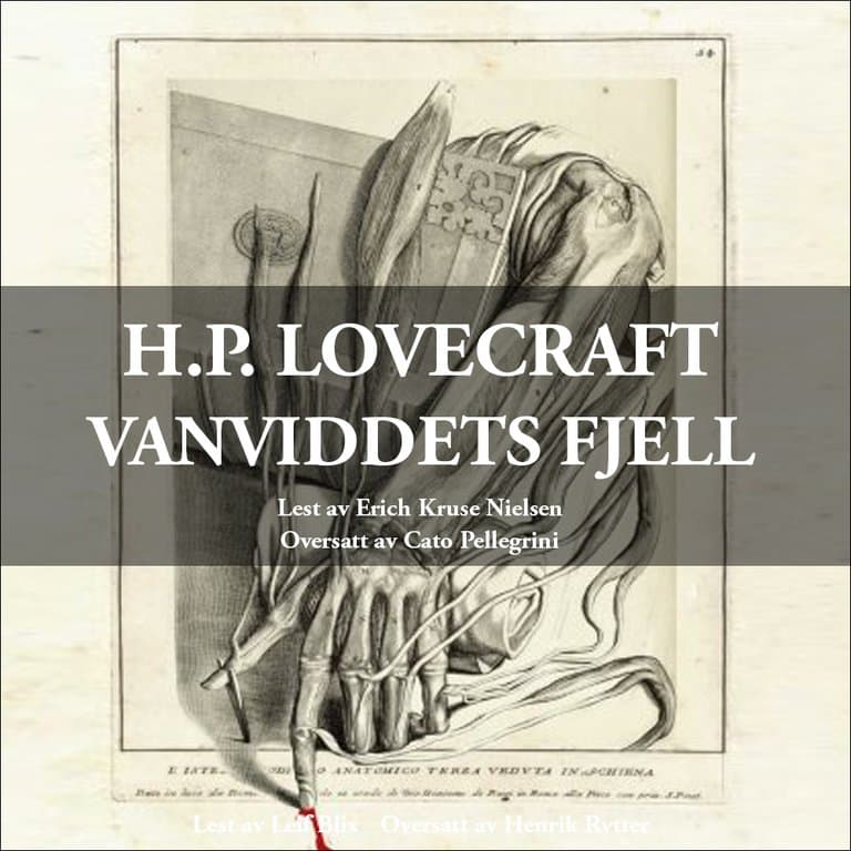 Omslag Vanviddets fjell av Howard Phillips Lovecraft (Lydbok)