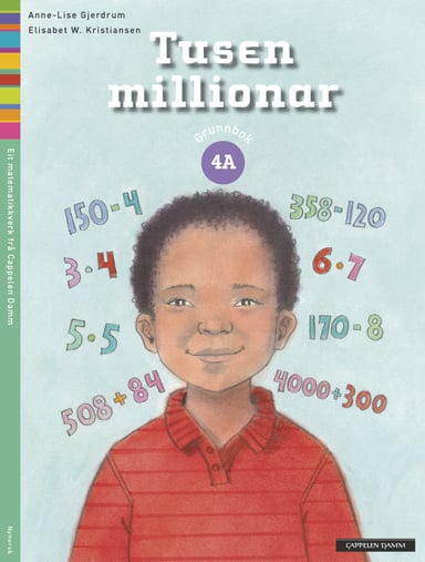 Omslag av "Tusen millionar 4A Grunnbok"