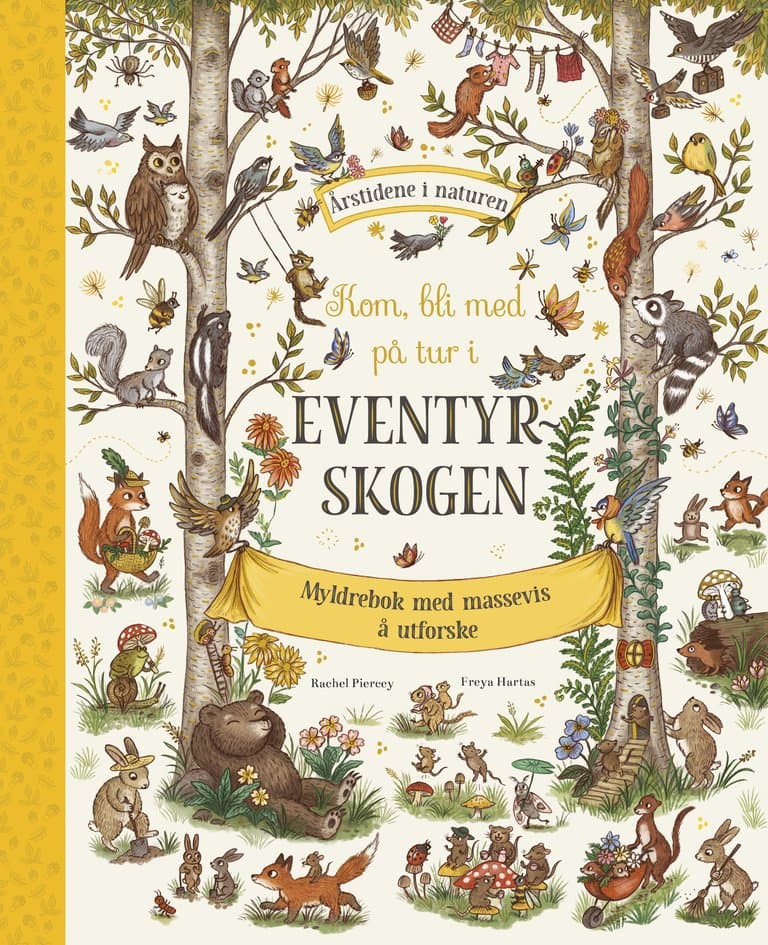 Omslag Kom, bli med på tur i Eventyrskogen av Rachel Piercey (Innbundet)