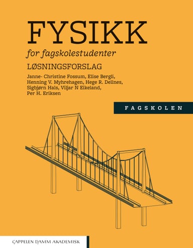 Omslag av "Fysikk for fagskolestudenter"