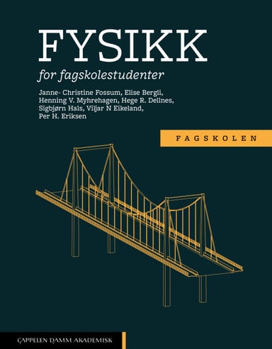Omslag av "Fysikk for fagskolestudenter"