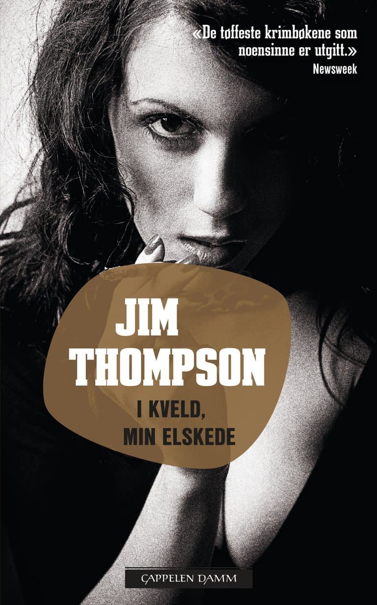 Omslag I kveld, min elskede av Jim Thompson (Heftet)