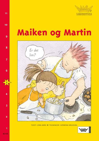 Omslag av "Damms leseunivers 1: Maiken og Martin"