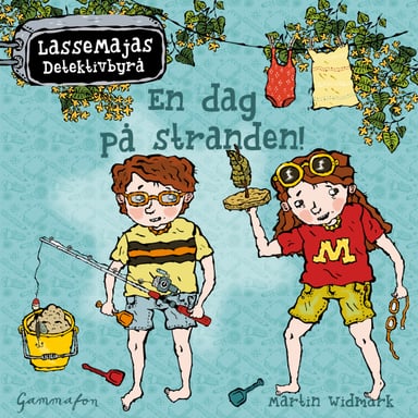 Omslag av "LasseMaja - En dag på stranden"