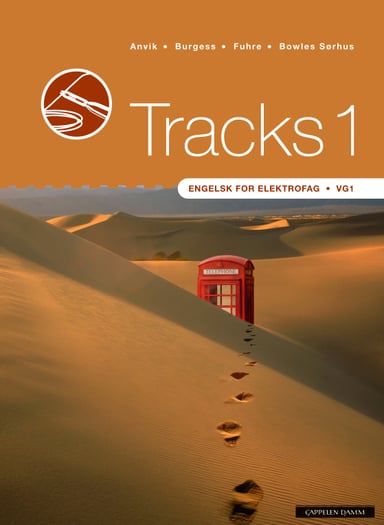 Omslag av "Tracks 1 Engelsk for elektrofag Vg1"