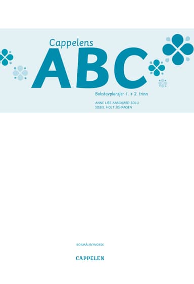 Cappelens ABC Bokstavplansjer