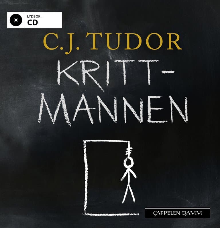 Omslag Krittmannen av C.J. Tudor (CD)