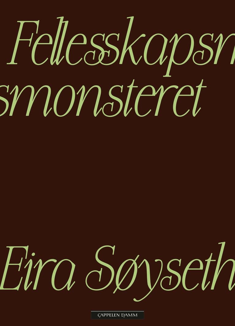 Omslag Fellesskapsmonsteret av Eira Søyseth (Innbundet)