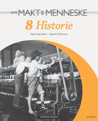 Omslag av "Nye Makt og Menneske 8 Historie"