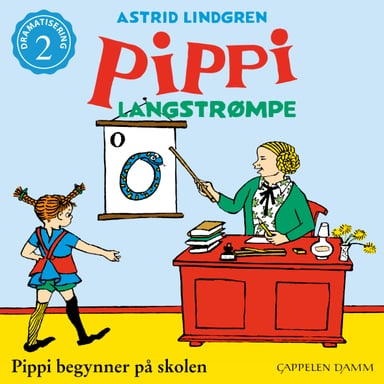 Omslag av "Pippi begynner på skolen"