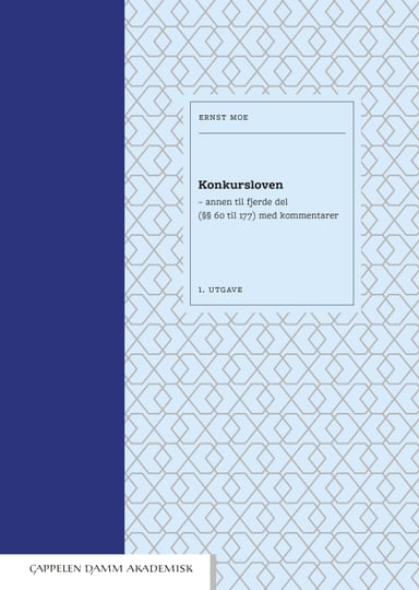 Omslag av "Konkursloven"