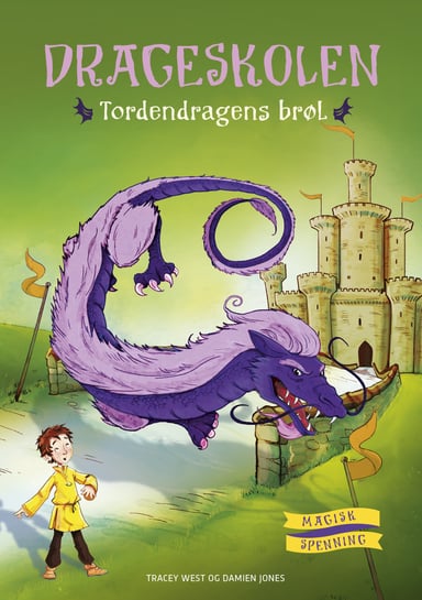 Omslag av "Drageskolen 8: Tordendragens brøl"