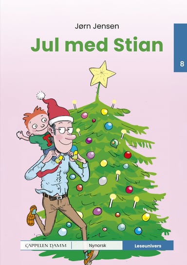 Omslag av "Leseunivers 8: Jul med Stian"