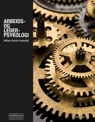 Omslag av "Arbeids- og lederpsykologi"