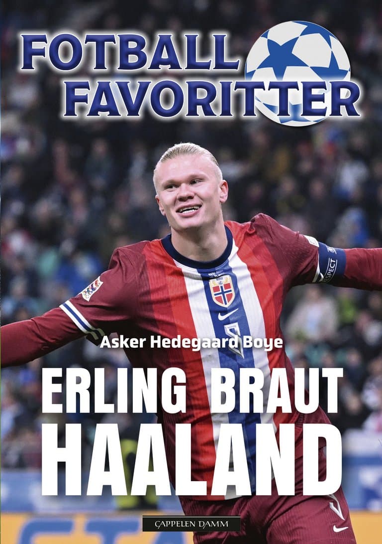Omslag Erling Braut Haaland av Asker Hedegaard Boye (Innbundet)