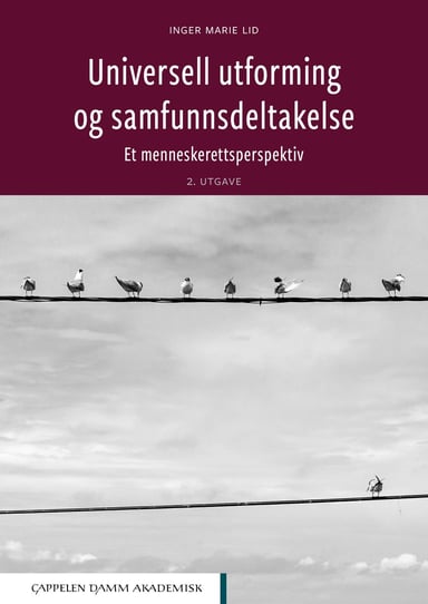 Omslag av "Universell utforming og samfunnsdeltakelse"