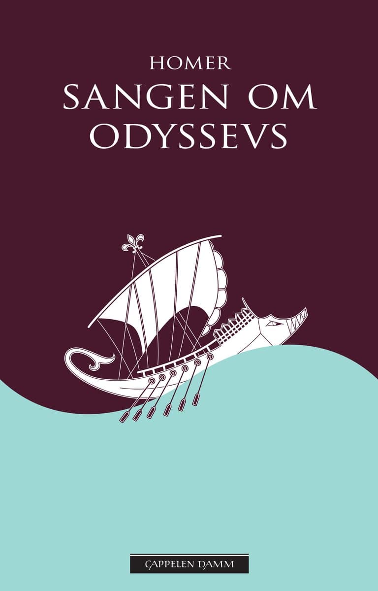 Omslag Sangen om Odyssevs av Homer (Innbundet)