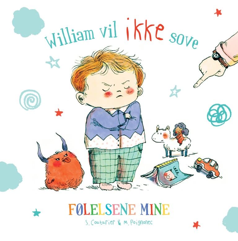 Omslag WILLIAM VIL IKKE SOVE - FØLELSENE MINE av Stéphanie Couturier (Innbundet)