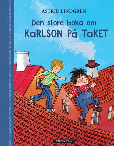 Omslag av "Den store boka om Karlson på taket"
