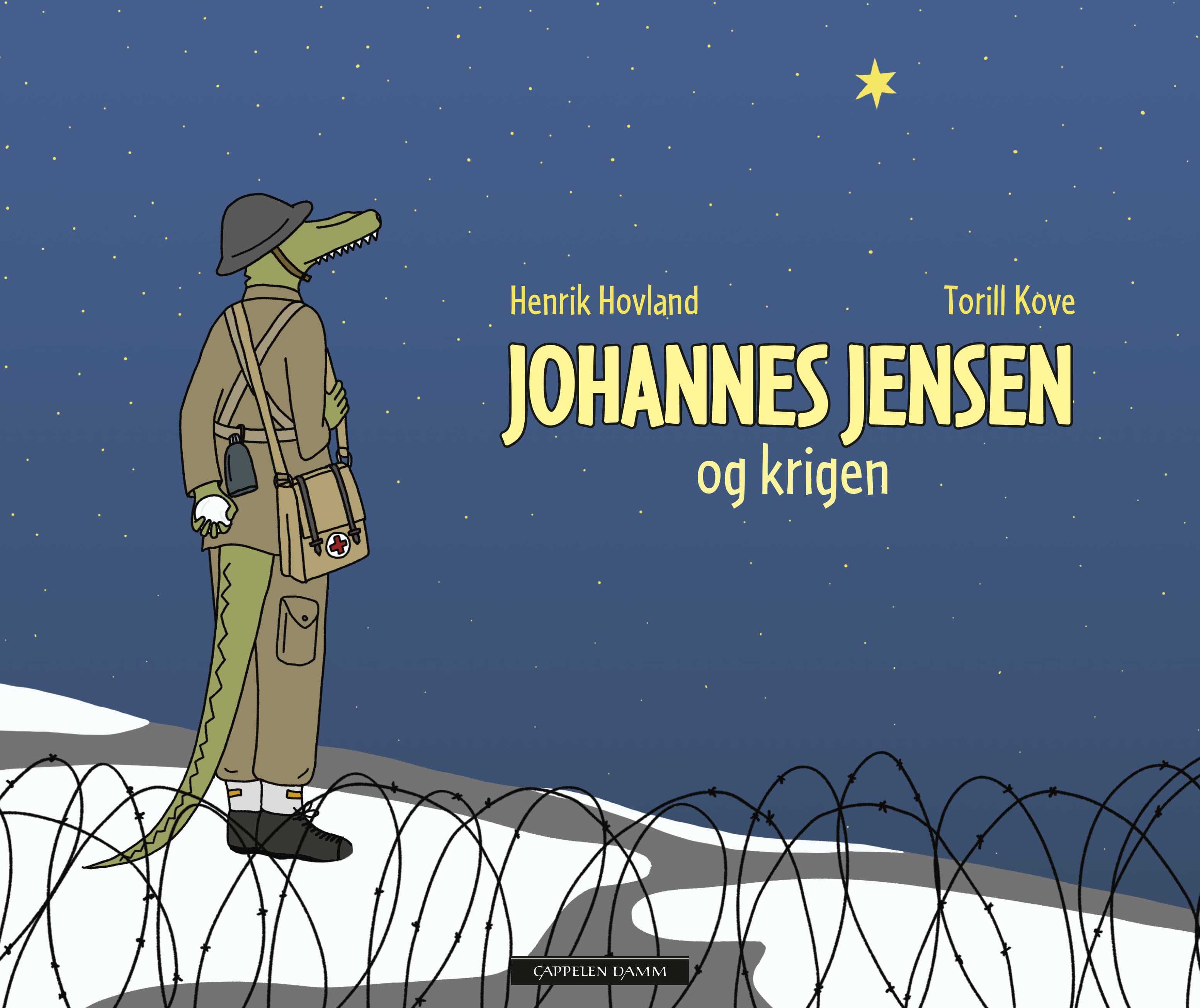 Omslag Johannes Jensen og krigen av Henrik Hovland (Innbundet)