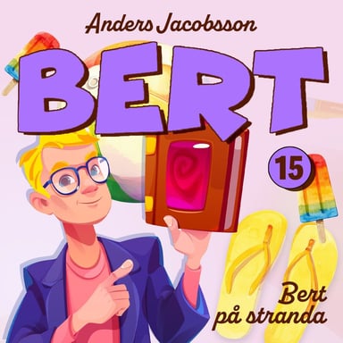 Omslag av "Bert på stranda"